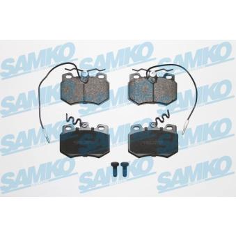 Jeu de 4 plaquettes de frein avant SAMKO OEM 420969