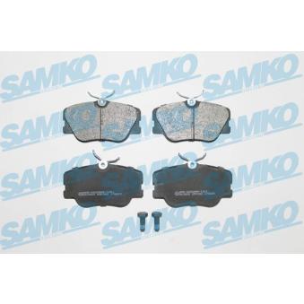 Jeu de 4 plaquettes de frein avant SAMKO [5SP280]