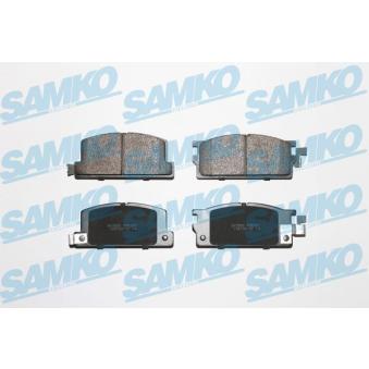 Jeu de 4 plaquettes de frein avant SAMKO [5SP287]