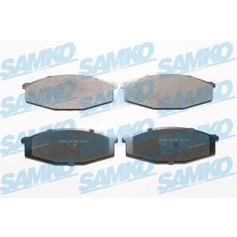 Jeu de 4 plaquettes de frein avant SAMKO 5SP289 pour HONDA SHUTTLE 3.2 TD - 110cv