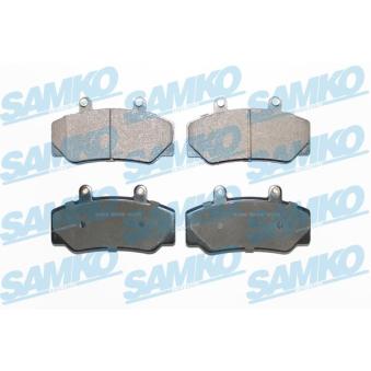 Jeu de 4 plaquettes de frein avant SAMKO OEM 31261184