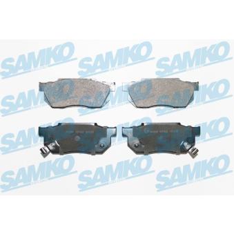 Jeu de 4 plaquettes de frein avant SAMKO [5SP322]