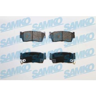 Jeu de 4 plaquettes de frein avant SAMKO [5SP342]