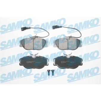 Jeu de 4 plaquettes de frein avant SAMKO [5SP344]