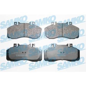 Jeu de 4 plaquettes de frein arrière SAMKO OEM 0014201520