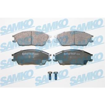 Jeu de 4 plaquettes de frein avant SAMKO OEM 5810132300