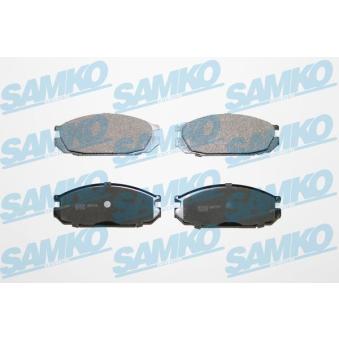 Jeu de 4 plaquettes de frein arrière SAMKO [5SP376]