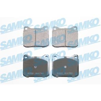 Jeu de 4 plaquettes de frein avant SAMKO [5SP401]