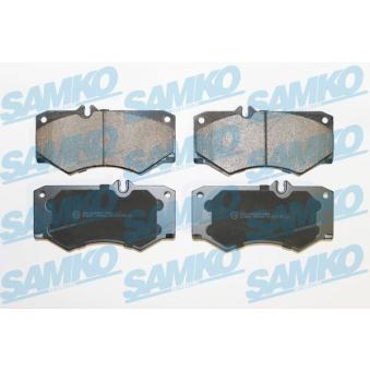 Jeu de 4 plaquettes de frein avant SAMKO [5SP408]