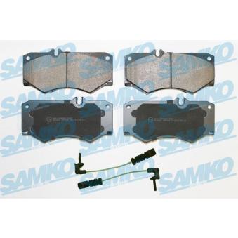 Jeu de 4 plaquettes de frein avant SAMKO OEM 0014201420