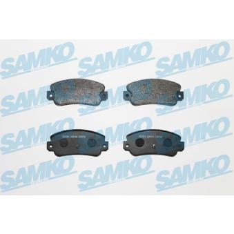 Jeu de 4 plaquettes de frein arrière SAMKO [5SP410]