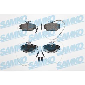Jeu de 4 plaquettes de frein avant SAMKO [5SP422]