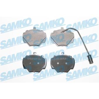 Jeu de 4 plaquettes de frein arrière SAMKO [5SP431]