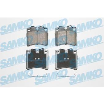 Jeu de 4 plaquettes de frein avant SAMKO [5SP437]