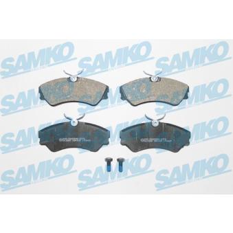 Jeu de 4 plaquettes de frein avant SAMKO OEM 701698151C