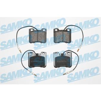 Jeu de 4 plaquettes de frein avant SAMKO [5SP444]
