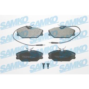 Jeu de 4 plaquettes de frein avant SAMKO OEM 7701202896 Jeu de 4 plaquettes de frein avant SAMKO OEM 7701202896
