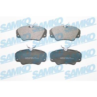 Jeu de 4 plaquettes de frein avant SAMKO [5SP449]