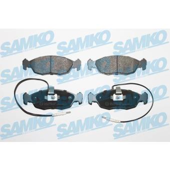 Jeu de 4 plaquettes de frein avant SAMKO OEM 425121