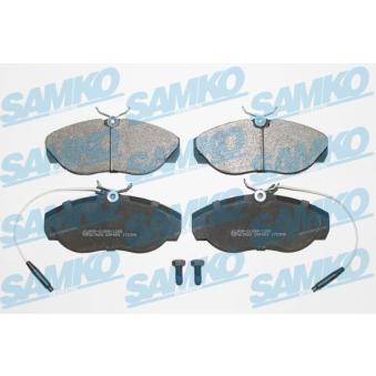 Jeu de 4 plaquettes de frein avant SAMKO [5SP493]