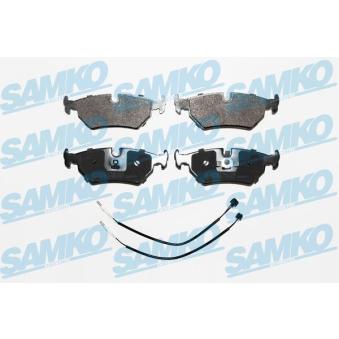 Jeu de 4 plaquettes de frein arrière SAMKO [5SP497]
