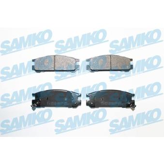 Jeu de 4 plaquettes de frein arrière SAMKO [5SP517]