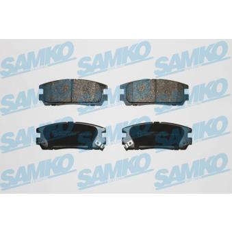 Jeu de 4 plaquettes de frein arrière SAMKO [5SP524]