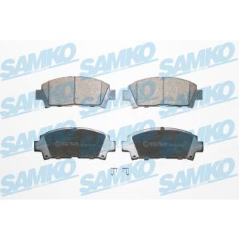 Jeu de 4 plaquettes de frein avant SAMKO [5SP573]