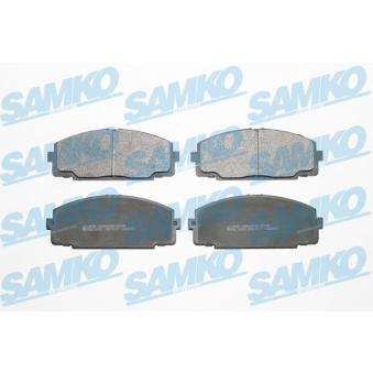 Jeu de 4 plaquettes de frein avant SAMKO OEM 0449126160