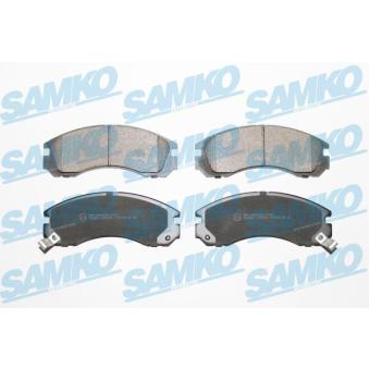 Jeu de 4 plaquettes de frein avant SAMKO OEM TS200041