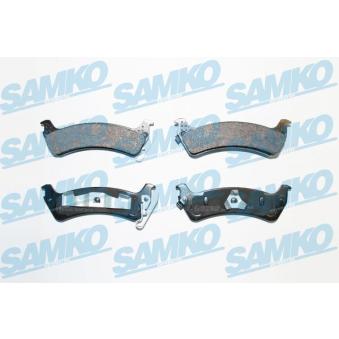 Jeu de 4 plaquettes de frein arrière SAMKO [5SP595]