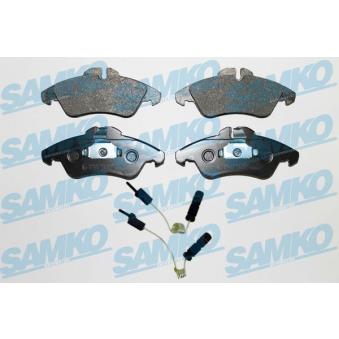 Jeu de 4 plaquettes de frein avant SAMKO 5SP608A pour MERCEDES-BENZ SPRINTER 216 CDI - 156cv