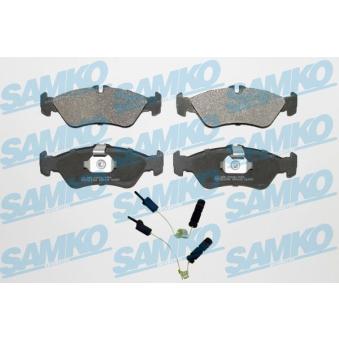 Jeu de 4 plaquettes de frein arrière SAMKO OEM 0024206020