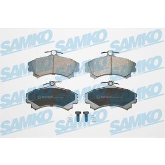 Jeu de 4 plaquettes de frein avant SAMKO [5SP615]
