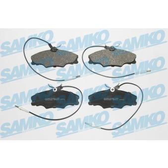 Jeu de 4 plaquettes de frein avant SAMKO [5SP619]