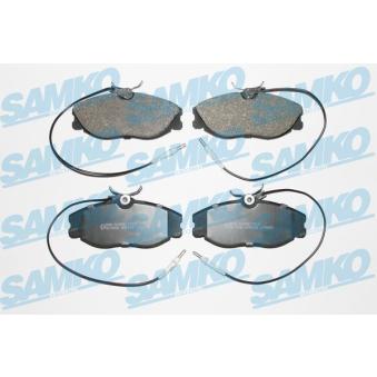 Jeu de 4 plaquettes de frein avant SAMKO OEM 425144