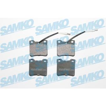 Jeu de 4 plaquettes de frein arrière SAMKO OEM 425081