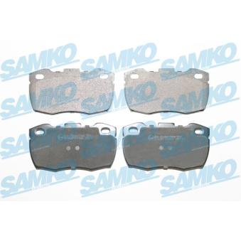Jeu de 4 plaquettes de frein avant SAMKO OEM STC2952