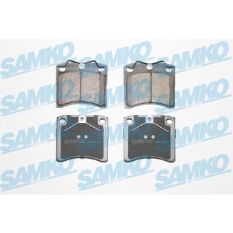 Jeu de 4 plaquettes de frein avant SAMKO OEM 701698151G