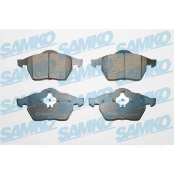 Jeu de 4 plaquettes de frein avant SAMKO [5SP639]