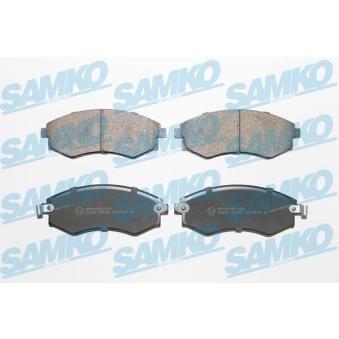 Jeu de 4 plaquettes de frein avant SAMKO OEM 4813008151