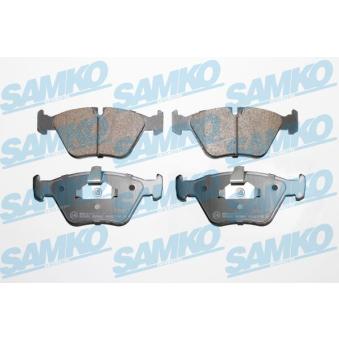 Jeu de 4 plaquettes de frein avant SAMKO [5SP649]