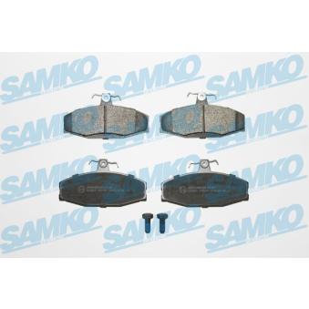 Jeu de 4 plaquettes de frein avant SAMKO OEM 6U0698151