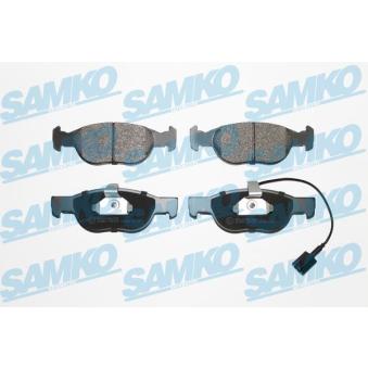 Jeu de 4 plaquettes de frein avant SAMKO [5SP652]