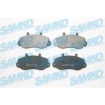 Jeu de 4 plaquettes de frein avant SAMKO [5SP663]