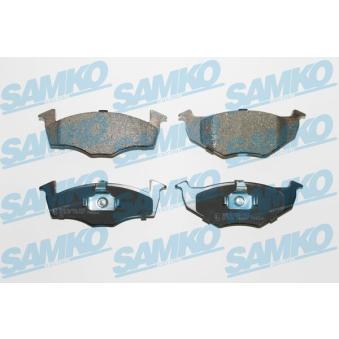 Jeu de 4 plaquettes de frein avant SAMKO OEM 140698151B