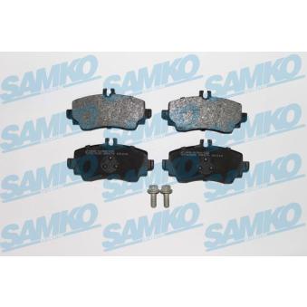 Jeu de 4 plaquettes de frein avant SAMKO OEM A1684200820
