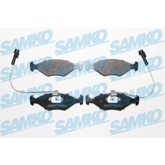 Jeu de 4 plaquettes de frein avant SAMKO [5SP680]