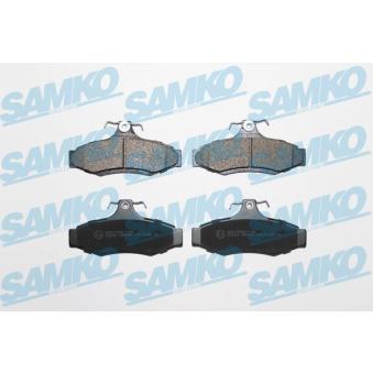 Jeu de 4 plaquettes de frein arrière SAMKO OEM S4521001