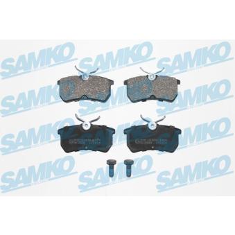 Jeu de 4 plaquettes de frein arrière SAMKO [5SP697]
